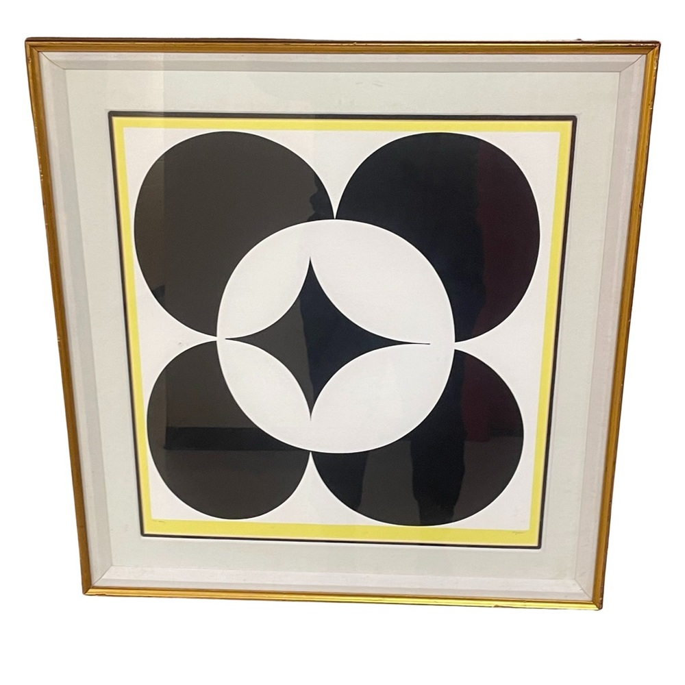 Yaacov Agam, Certified Abstract & Registry Number - Original Work of Art!
